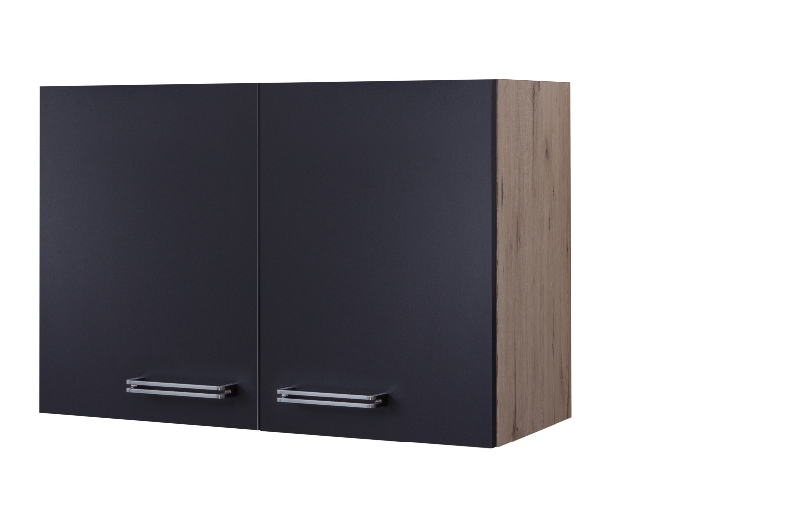 Oberschrank RISENTO - anthrazit - San Remo Eiche - 80 cm