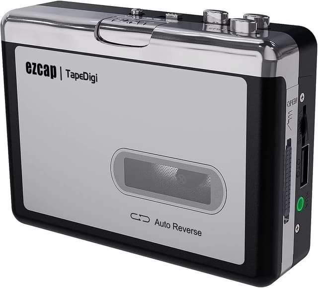 Ezcap Cassette til MP3 Converter Digital Cassette Player Konverterer bånd til MP3 til USB Flash Drive Ingen computer påkrævet