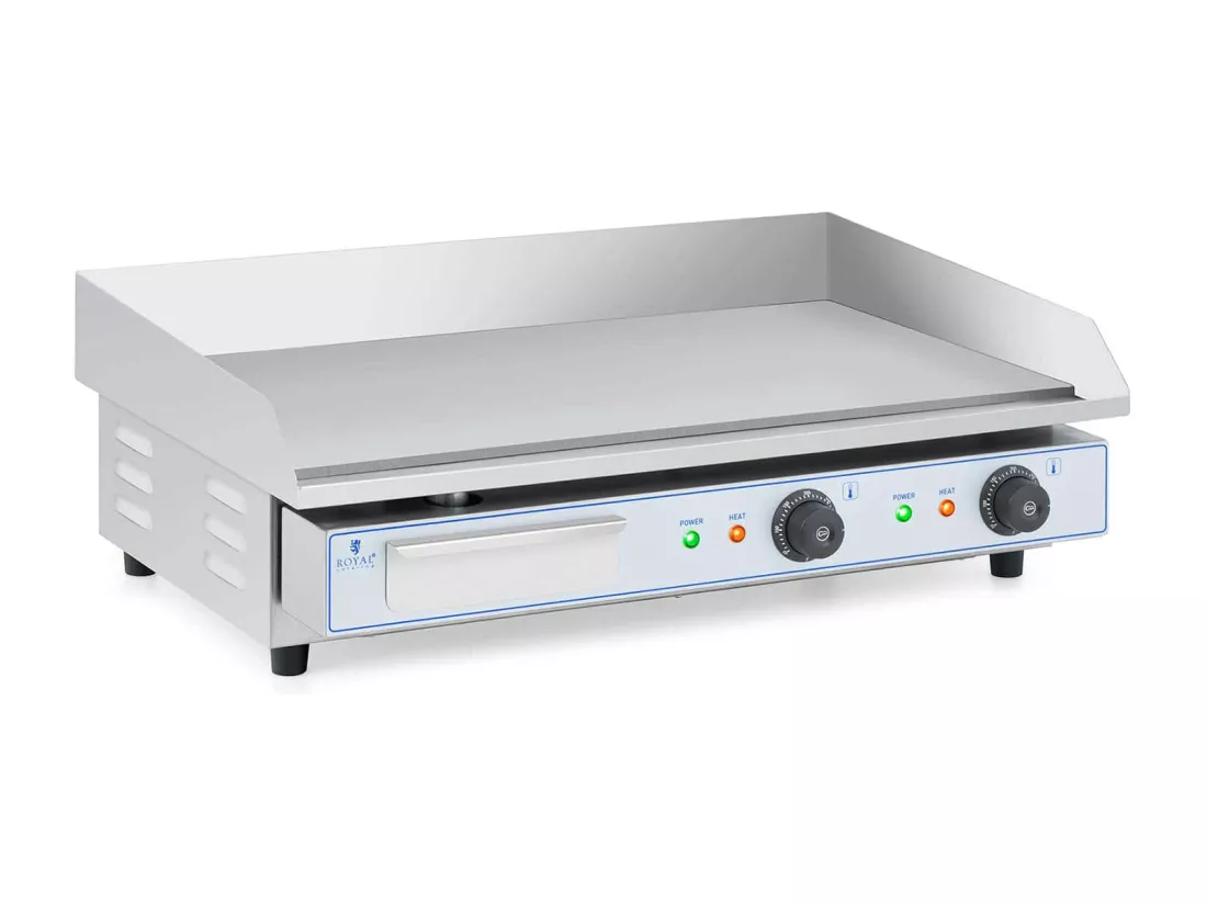 Plancha électrique professionnelle en argenté 73 x 47 x 25 cm 14_0004069