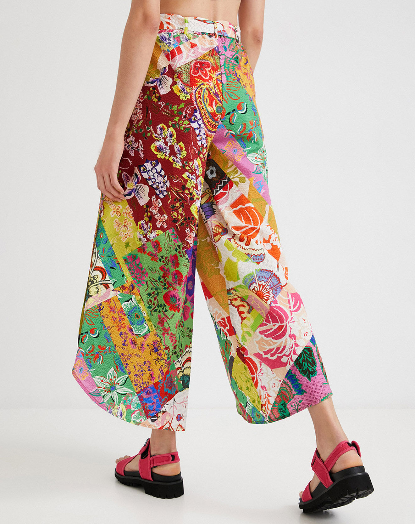 Desigual Pantalon Athenais multicolore