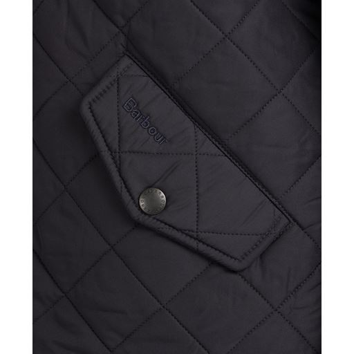 Barbour Powell Quilted Jakke, Navy, L