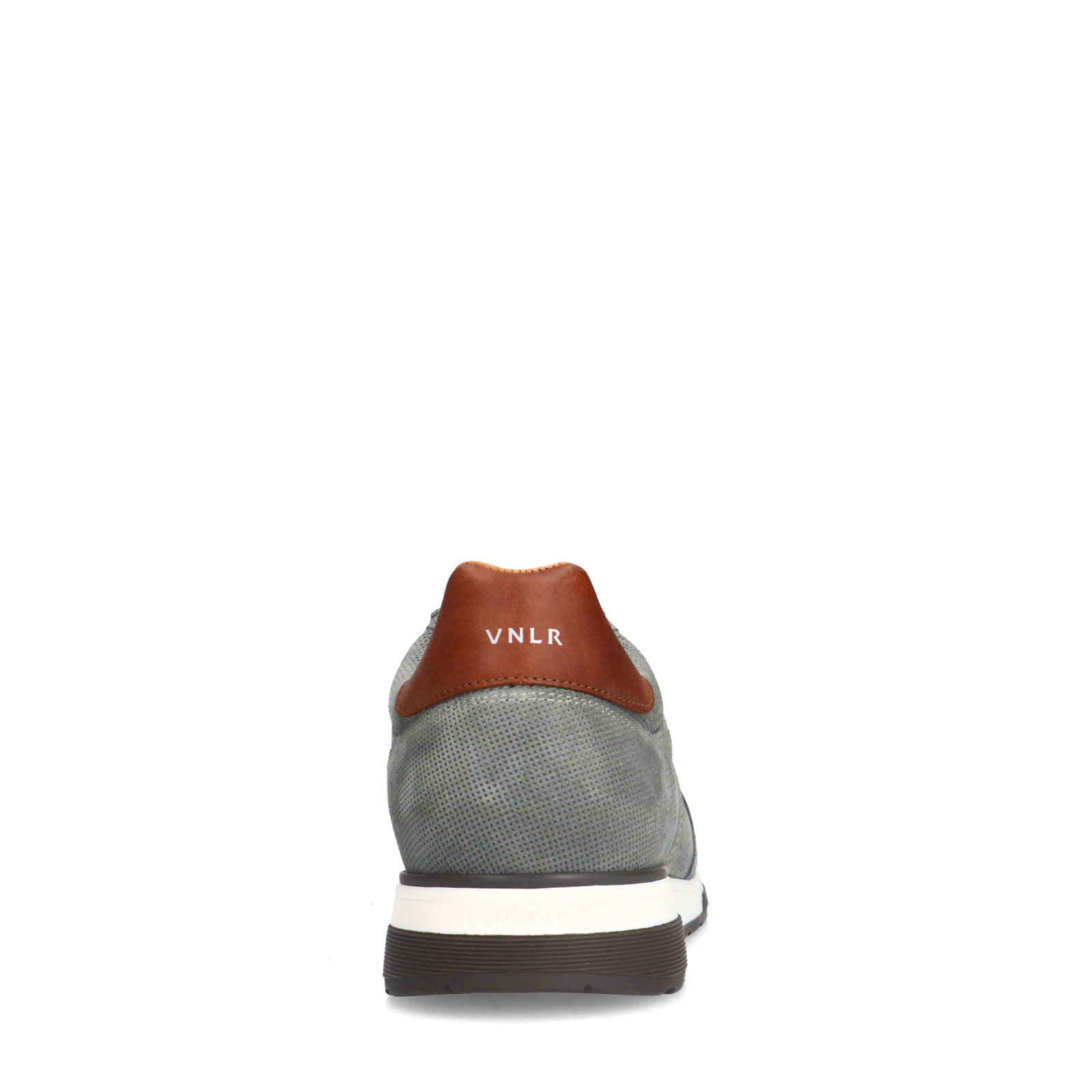 Grijze suède sneakers