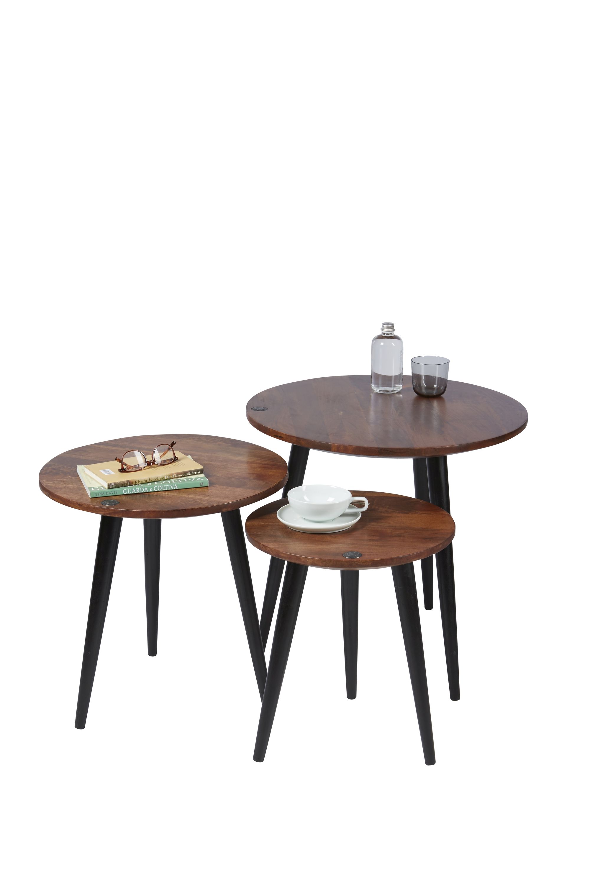 Beistelltisch Ø 40cm Sofatisch Couchtisch Wohnzimmertisch Kaffeetisch Dekoration