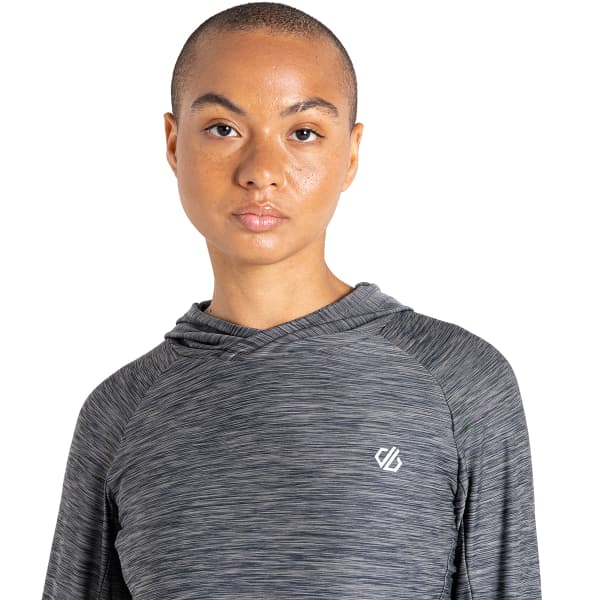 T-shirt running DARE 2B SPRINT CITY HOODIE EBONY GREY
