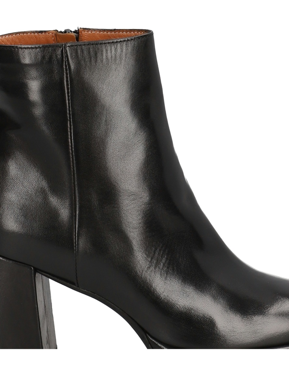 Glattleder Stiefelette