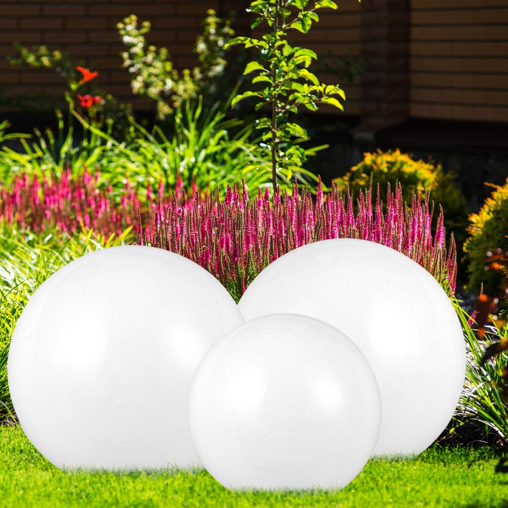 3er Set LED Solarleuchten für den Außenbereich