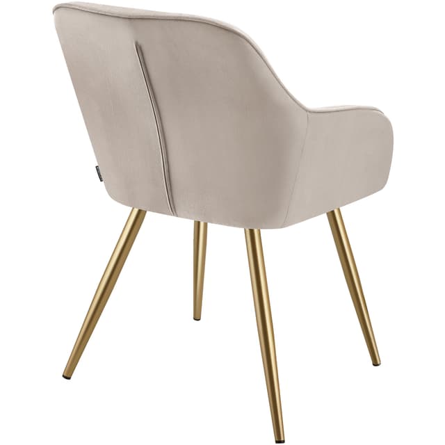 Stol Marilyn, velour, quiltet