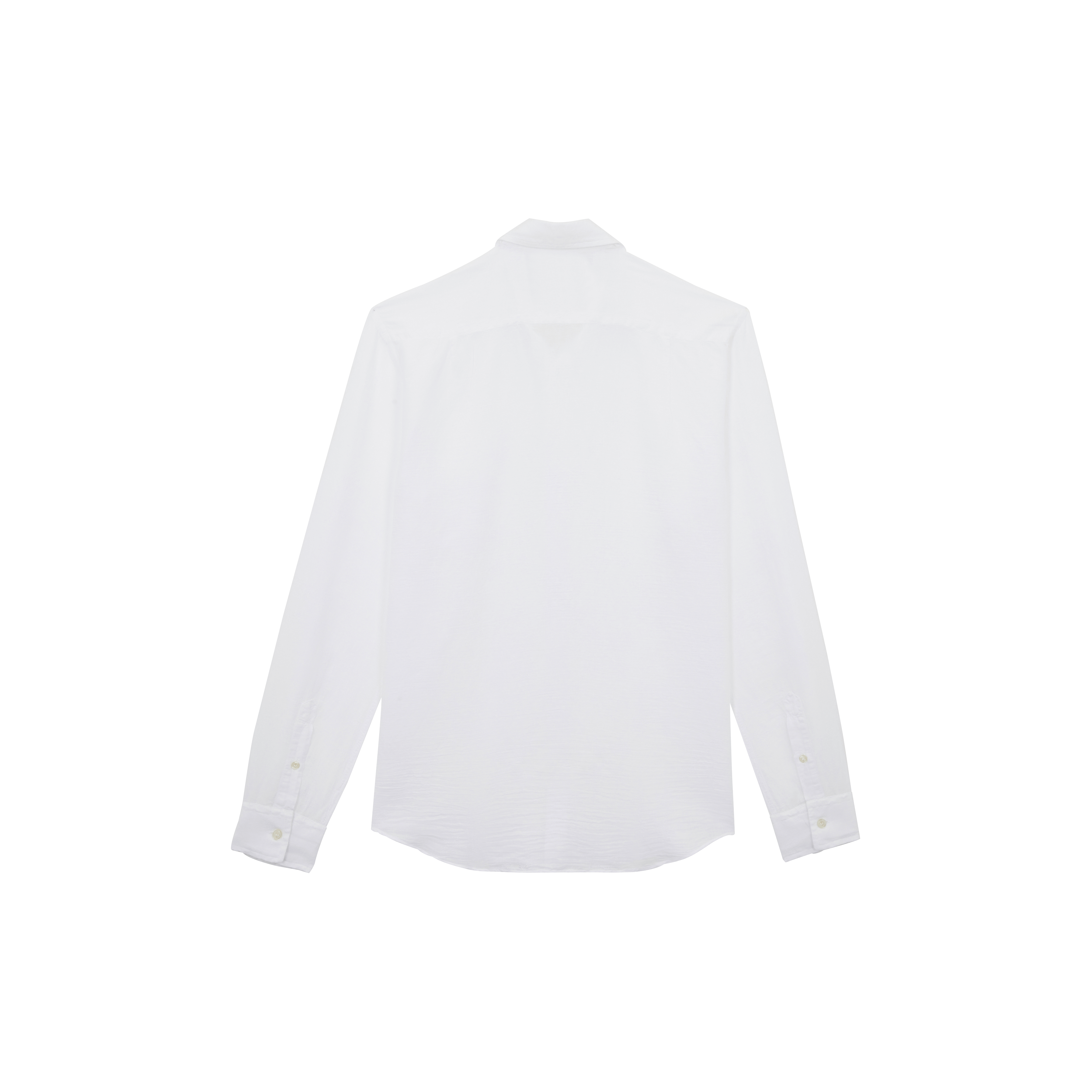 Chemise en lin et coton homme unie