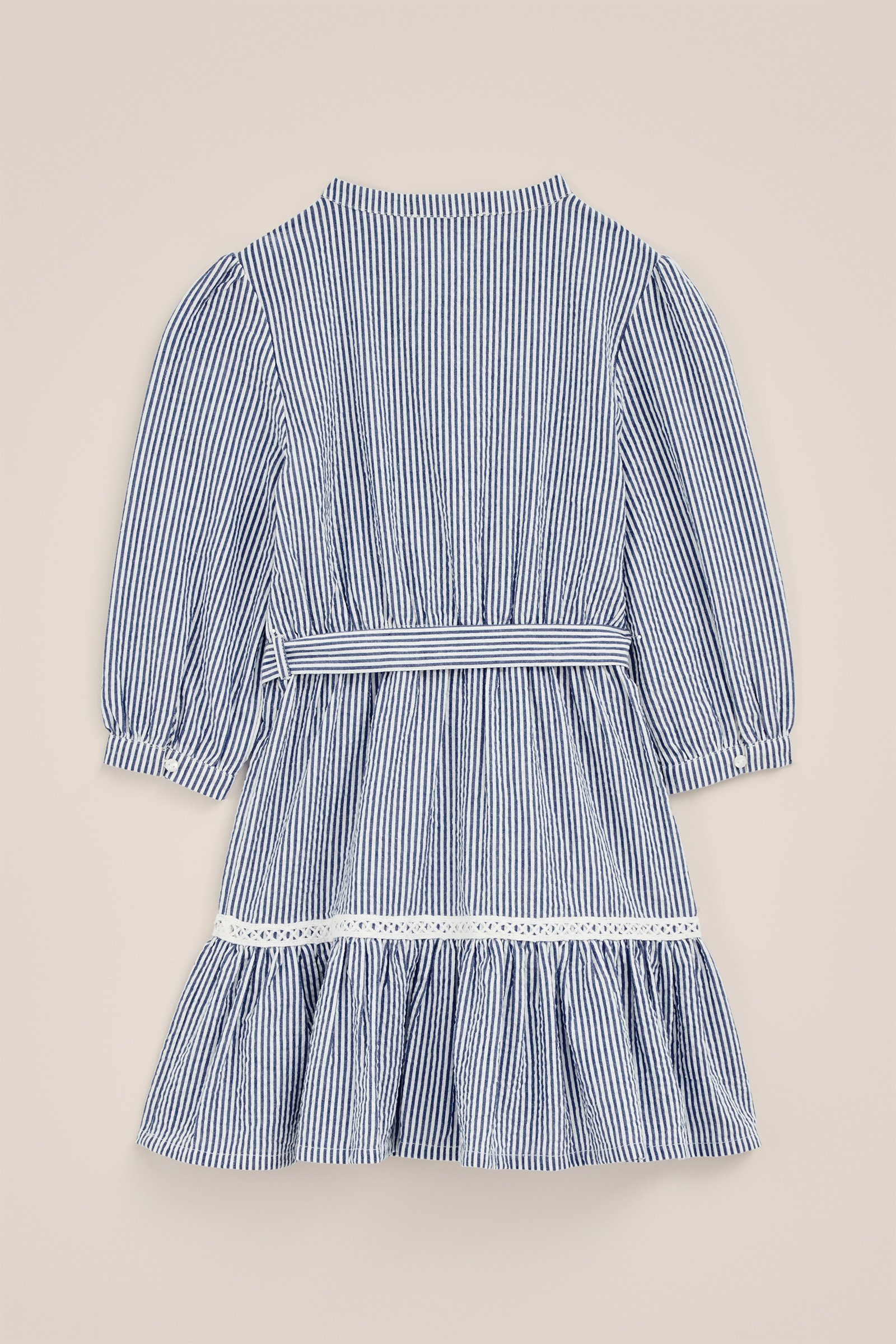 Meisjes jurk met dessin WE Fashion Donkerblauw