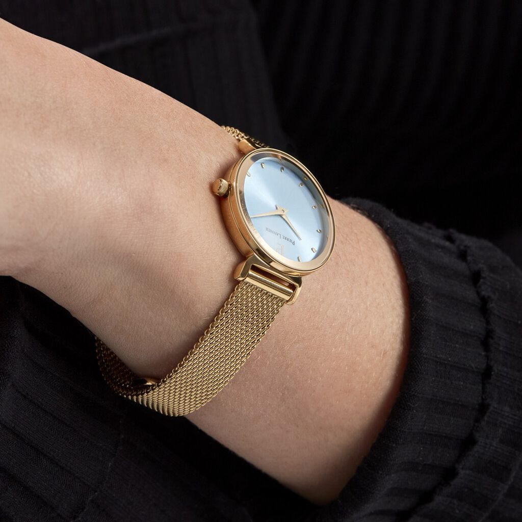 Montre Pierre Lannier Ligne Pure Bleu