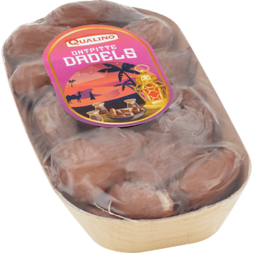 Qualino Ontpitte Dadels 150 g