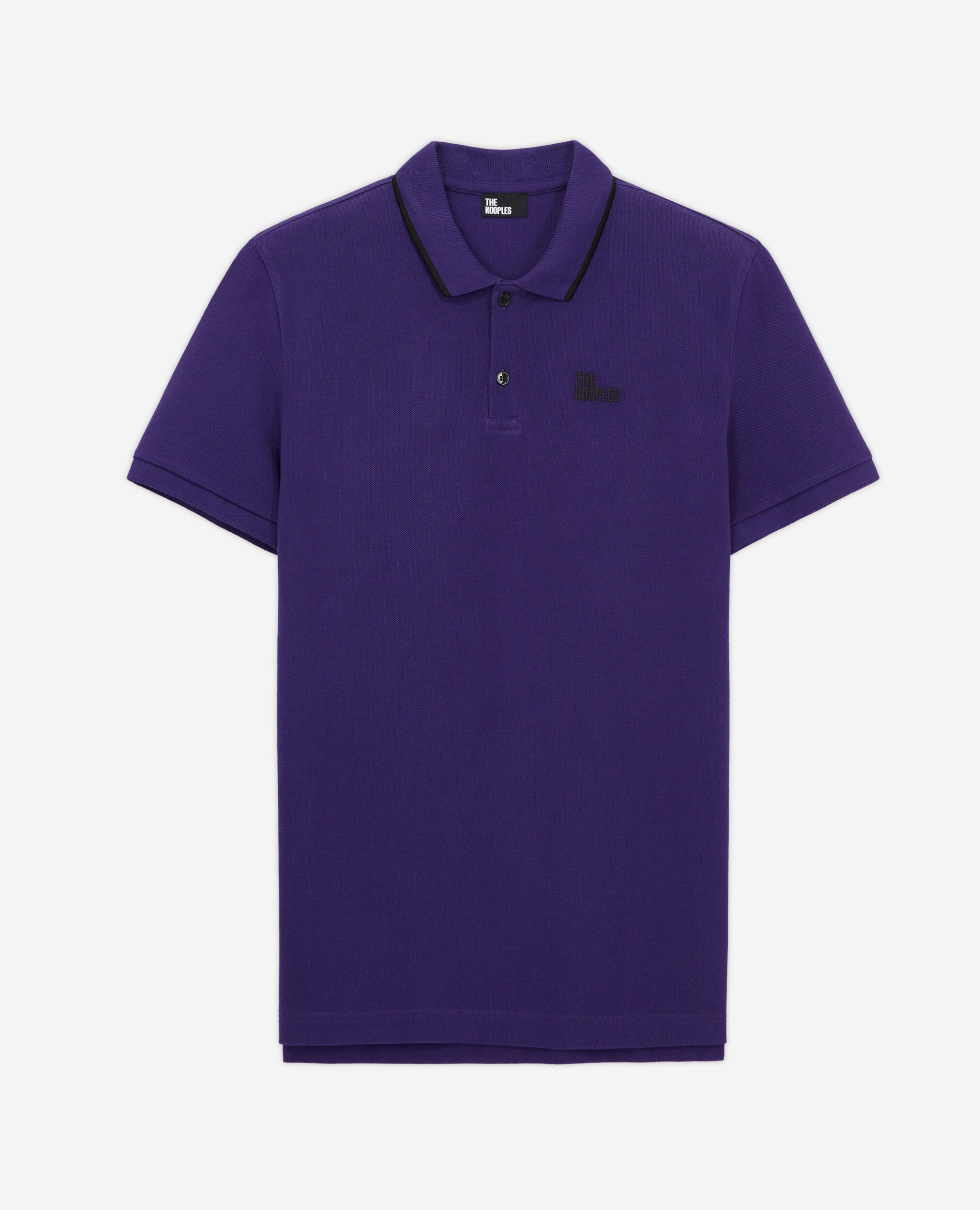Polo à logo violet