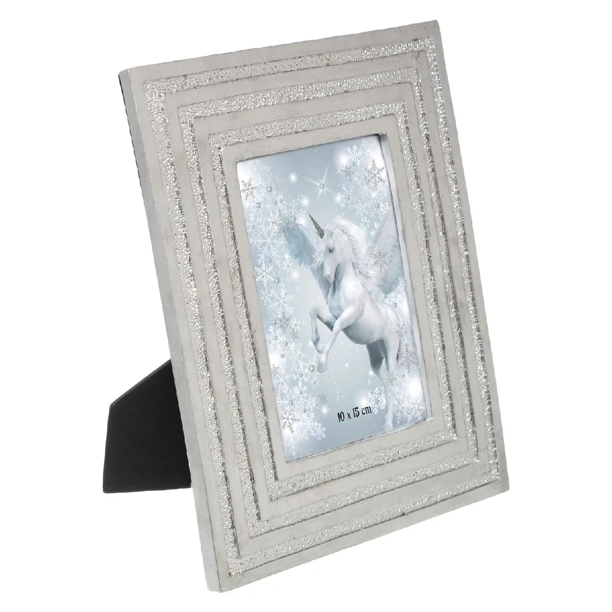 Feeric Lights And Christmas Féérie Lights & Christmas Cadre photo Paillettes - Argent 10x15 cm