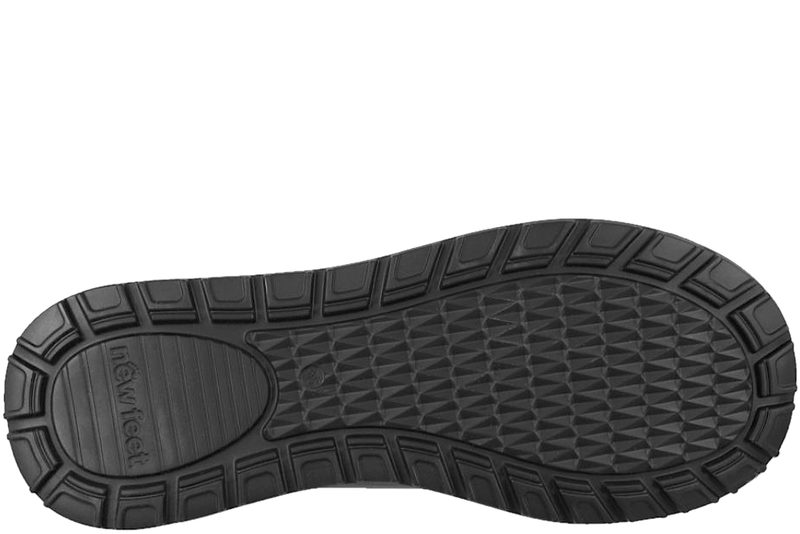 NEW FEET SKO I SORT GLAT SKIND