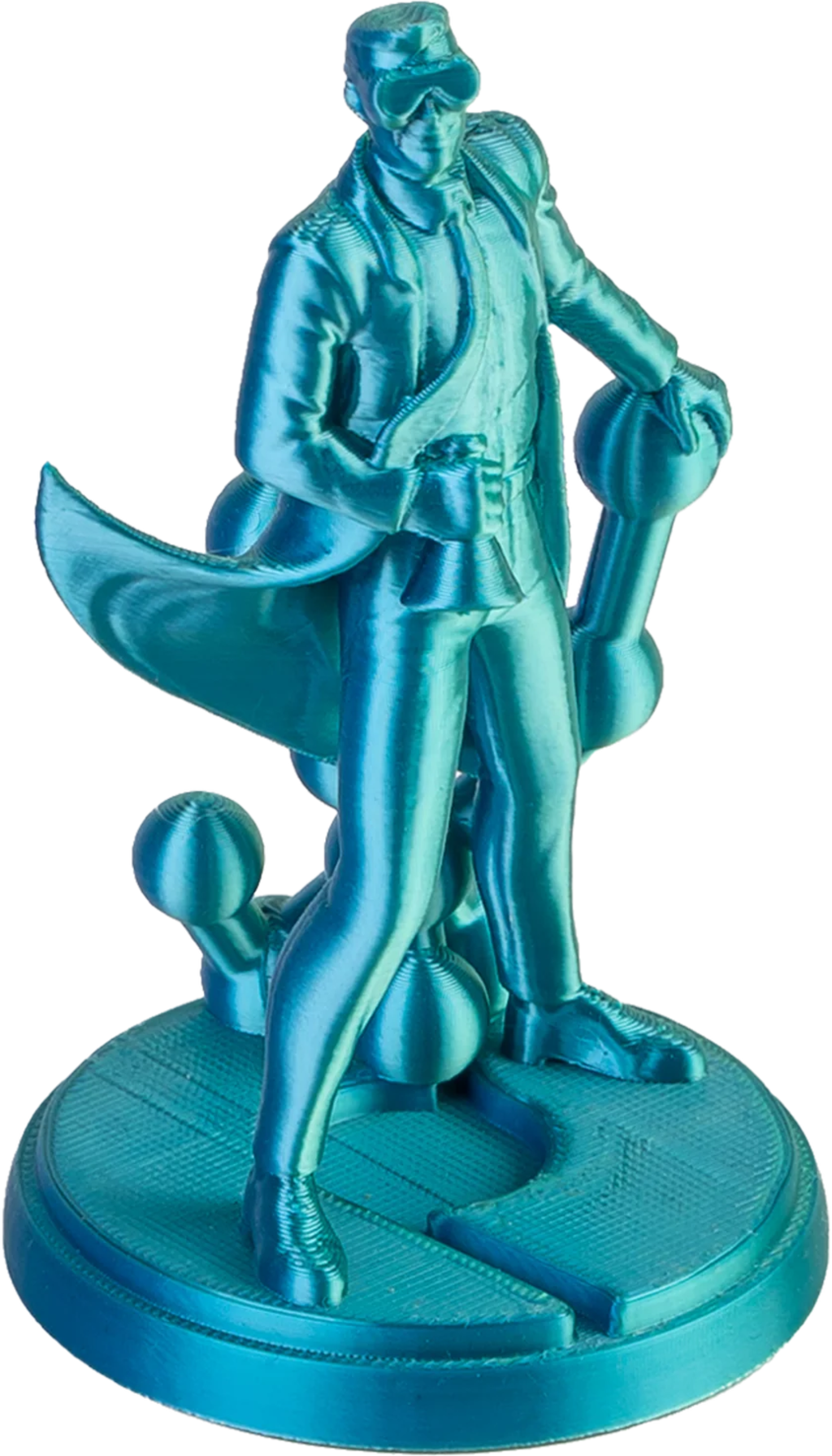 Polymaker  Panchroma™ PLA Dual Silk Caribbean Sea (Blue-Green), 1,75 mm / 1000 g    Zweifarbige Magie mit Seidenglanz in Caribbean Sea