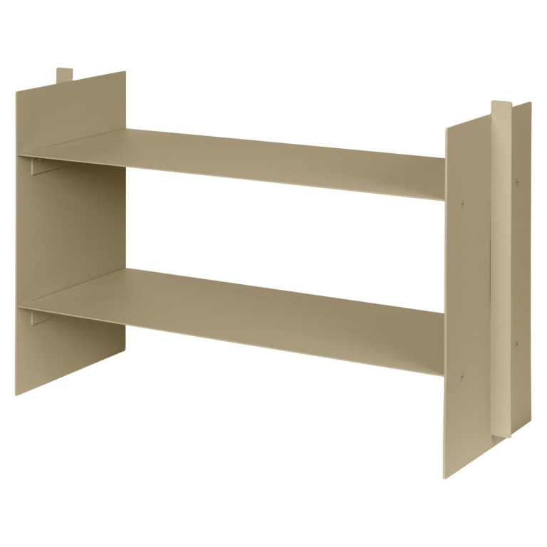 Ferm Living Lager Low wandplank 77x26 Aluminium