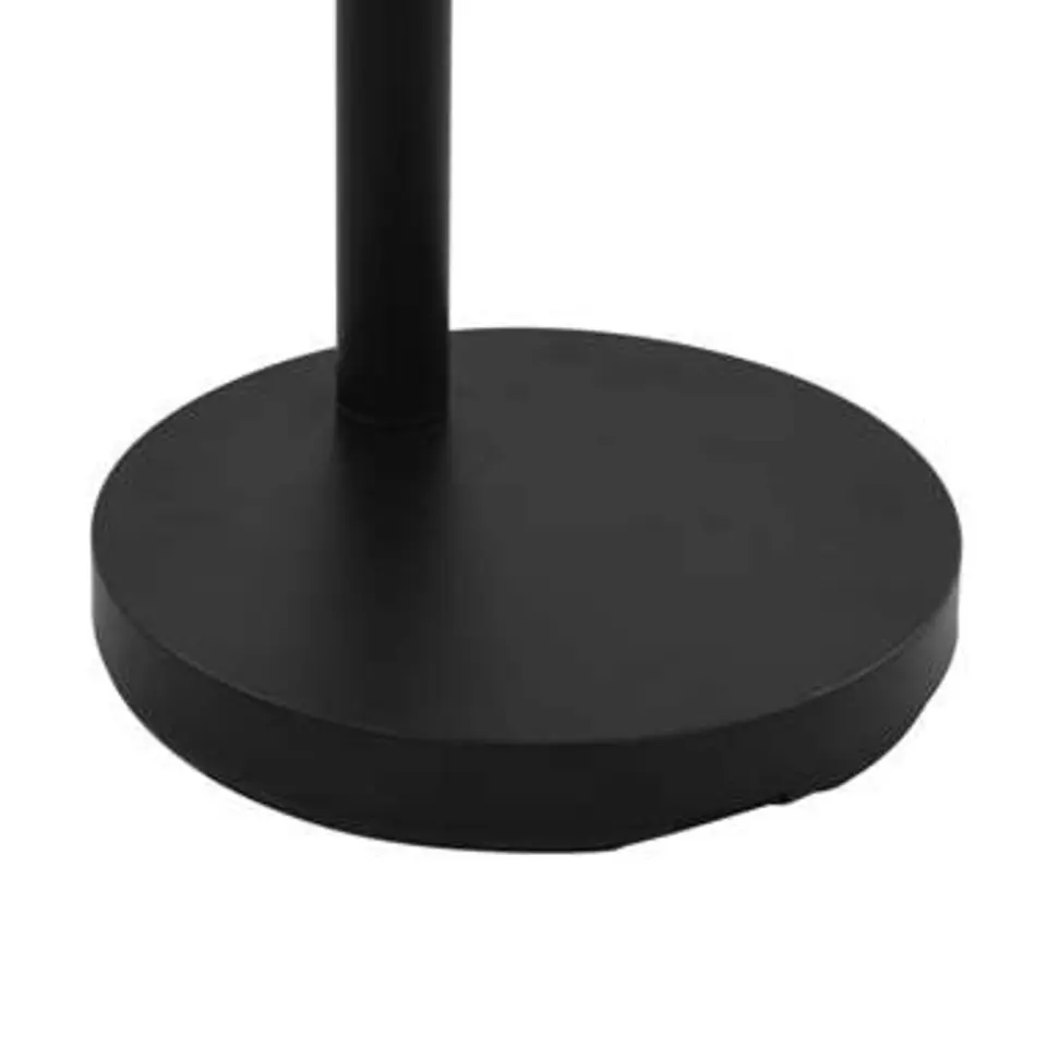 vidaXL - Staande Lamp - Zwart - Staal