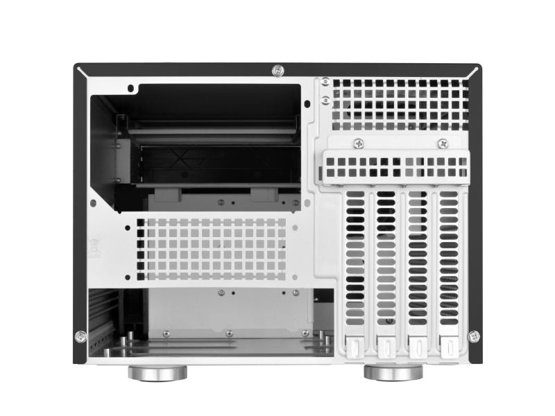 SilverStone PC-Gehäuse SST-SG11B Übersichtlich konzipiertes SFF-Gehäuse mit modernisiertem Layout