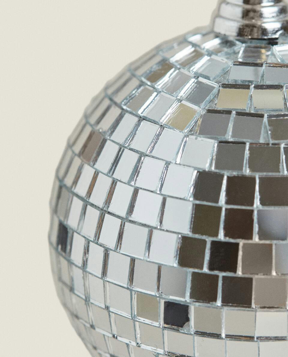 DECORAÇÃO DE BOLA DE DISCO DE NATAL