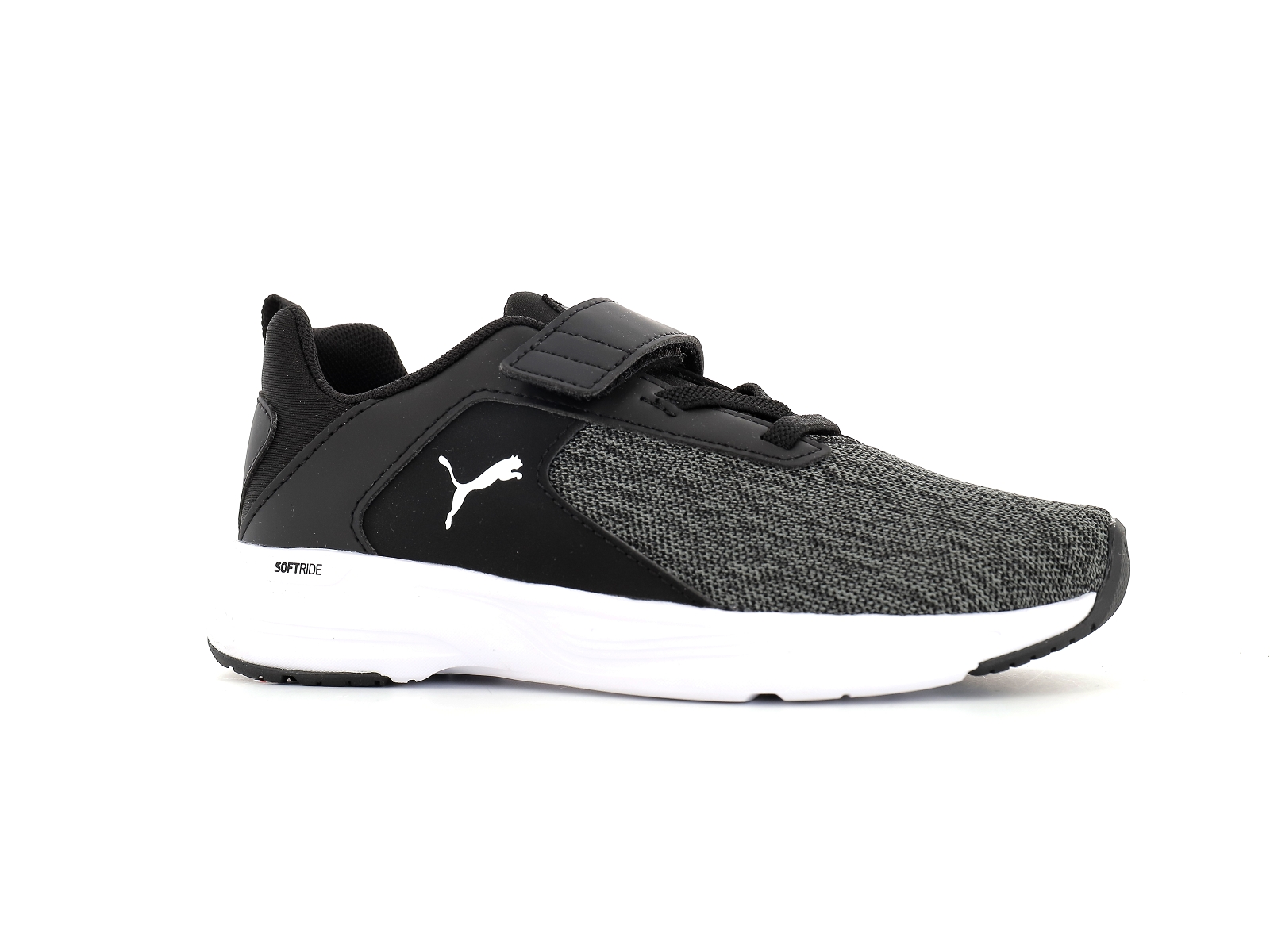 Puma-194777 Matières combinées Noir Gris