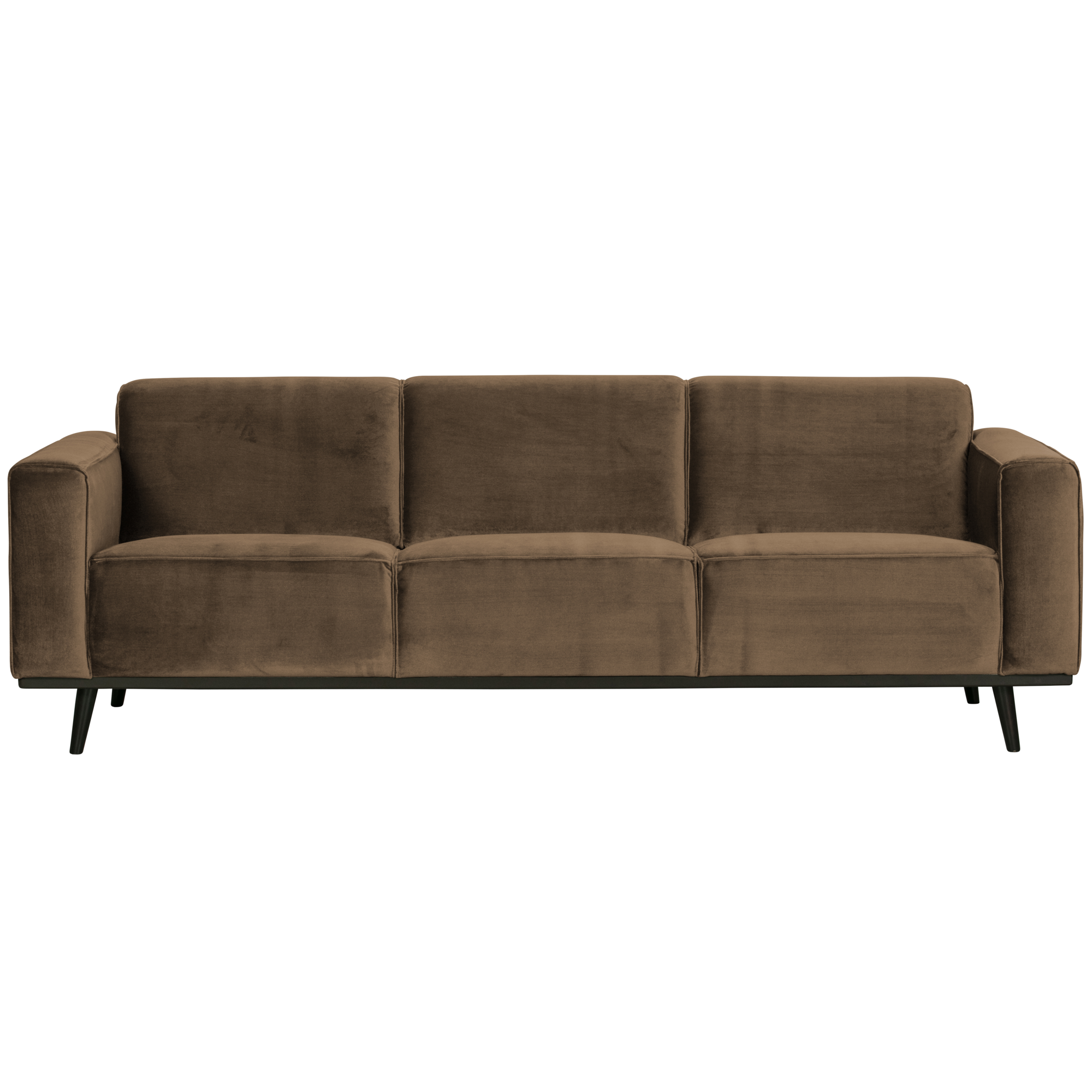 3-zits bank Statement Statement 3-zits Bank - 230 cm - Fluweel - Taupe