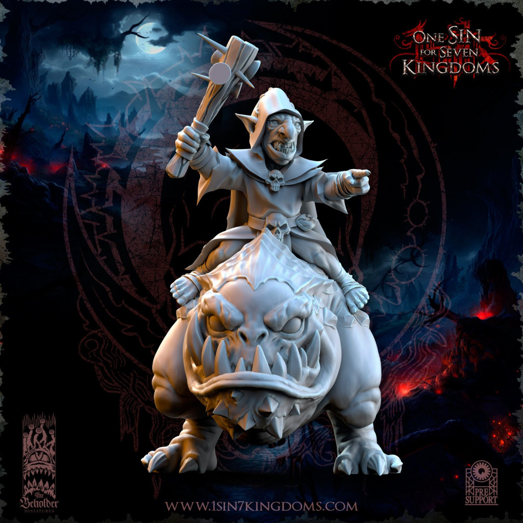 The Beholder Miniatures - Gobelins - Chevaucheurs de Kavehorrors