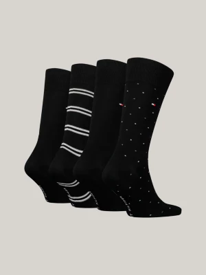 Caixa de presente com 4 pares de meias clássicas