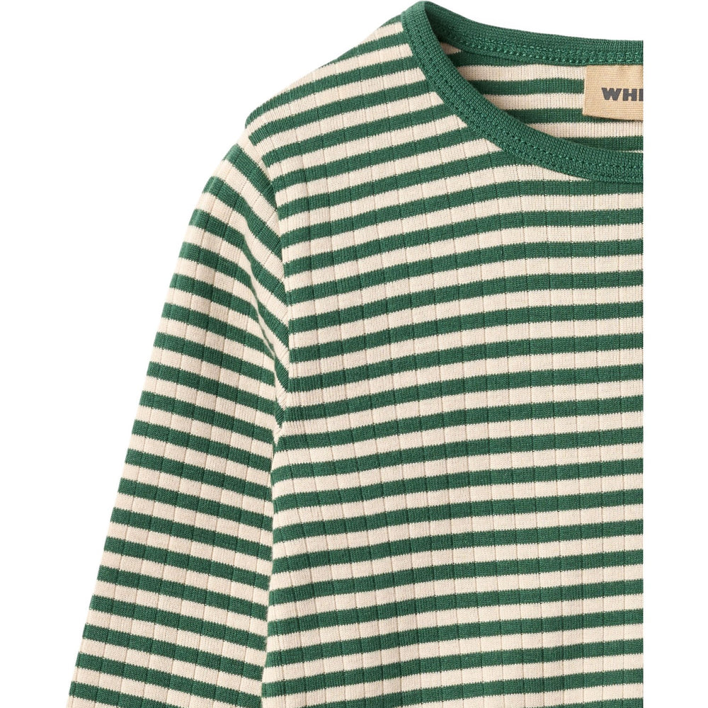 Køb Wheat Green Stripe Bluse Stig