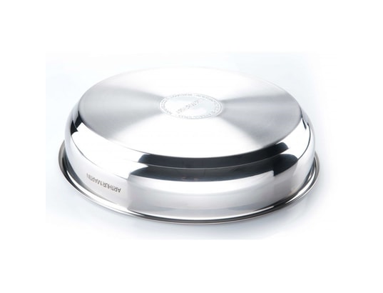 ARTHUR MARTIN - Ensemble poêles Batterie de cuisine inox 5 pcs avec manche amovible am7457