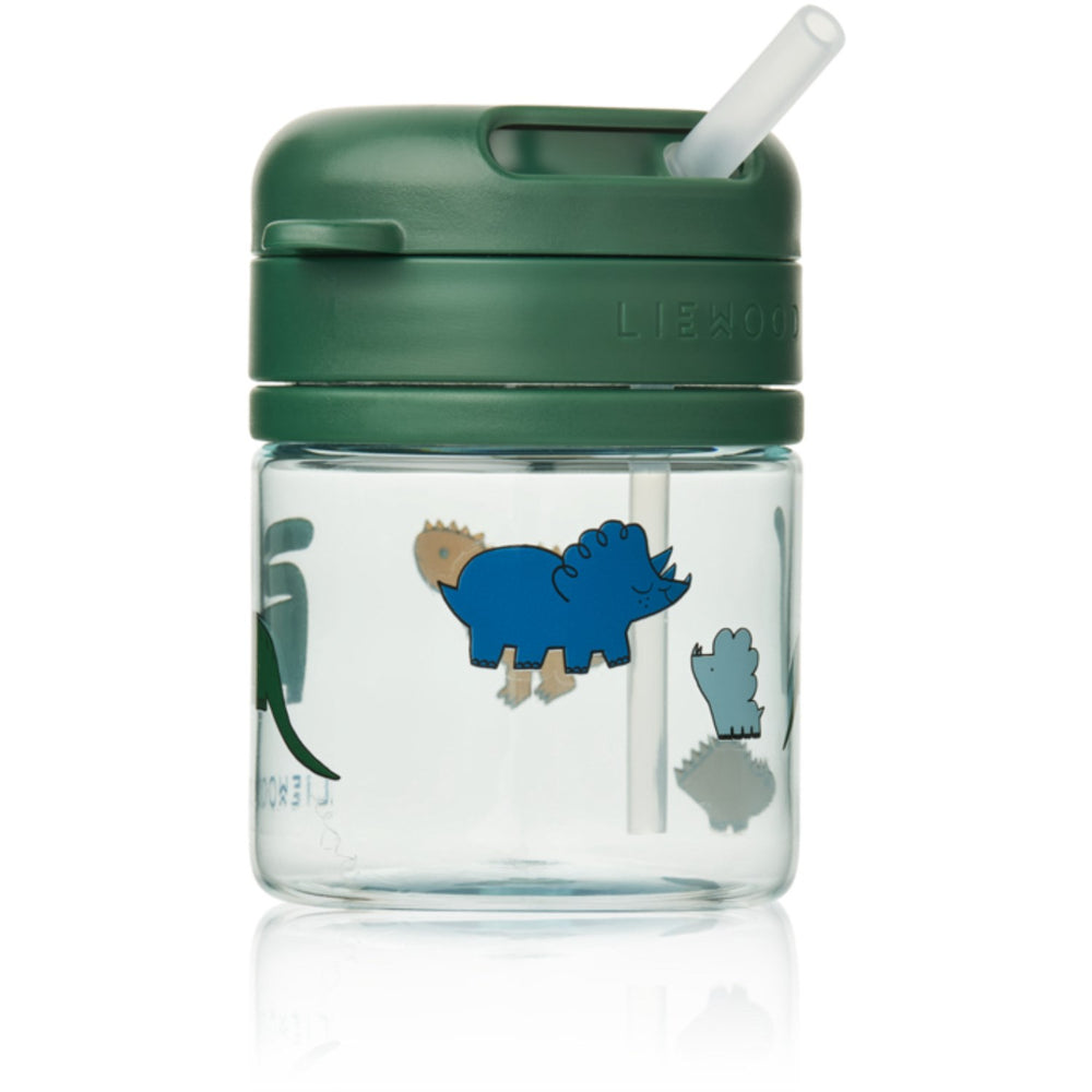 Køb LIEWOOD Dinosaurs / Mist Pavia Tritan Straw Kop 280ml