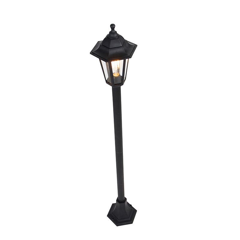 Klassieke lantaarn zwart IP44 - New Haven