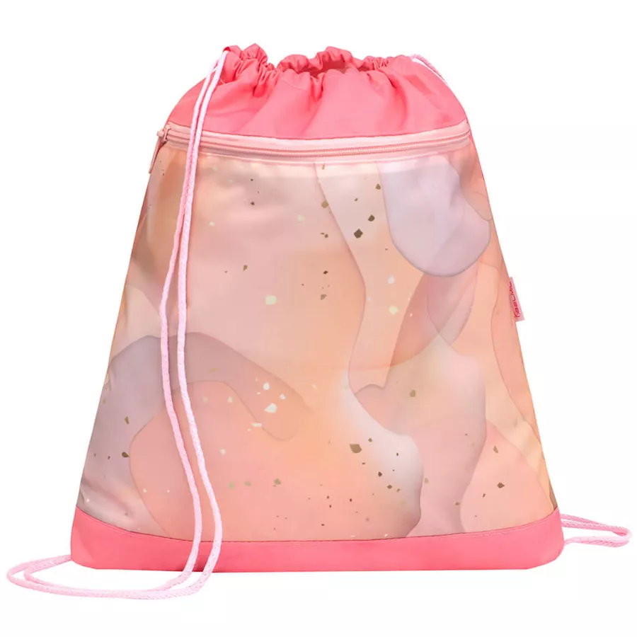Belmil Schulranzen Compact Schulranzen Set 4-teilig mit Brustgurt Marble