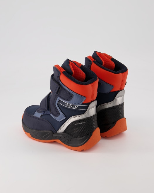 Geox J SENTIERO B.B ABX B - NYL DBK Winterstiefel in Blau