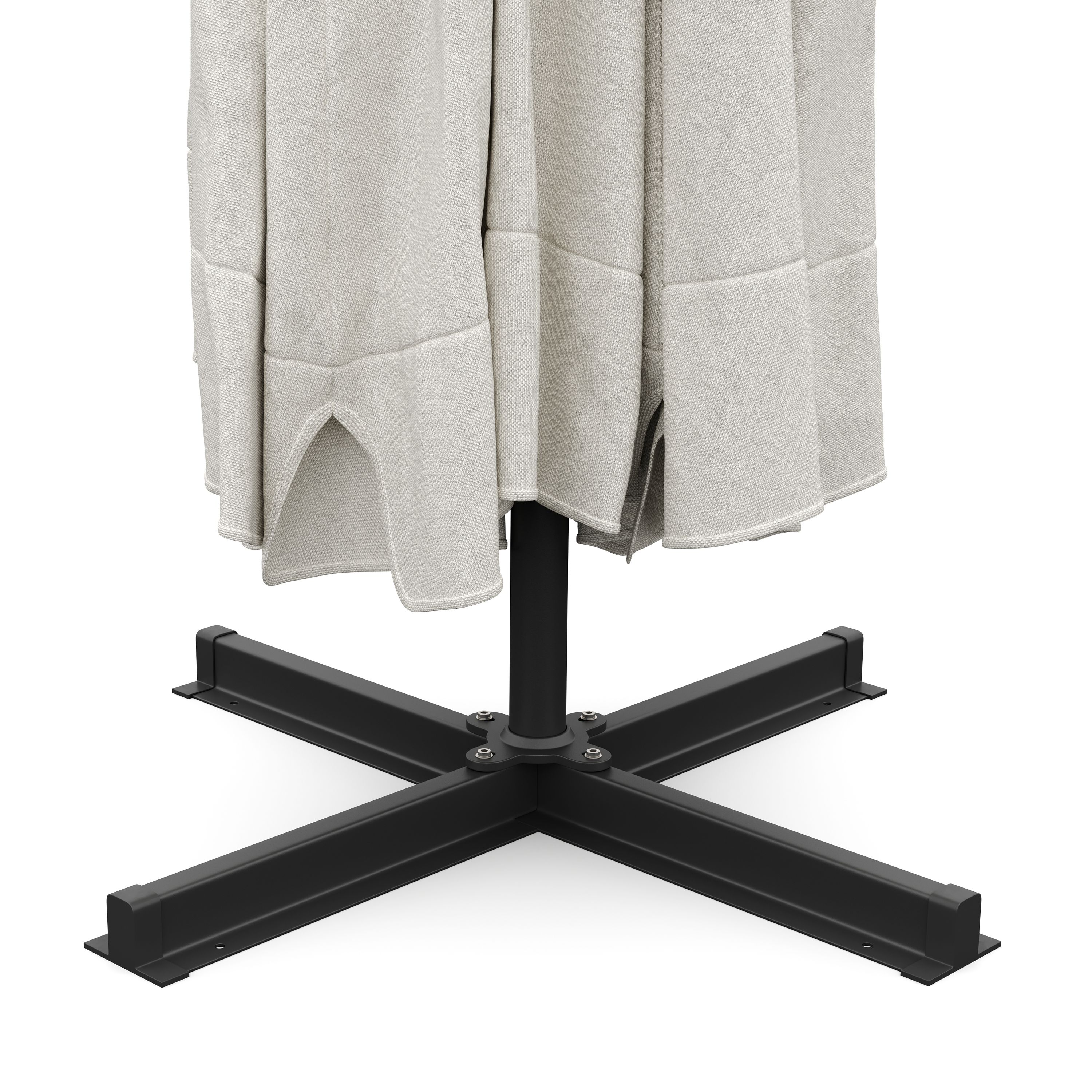 Sonnenschirm ZON 500 cm weiss