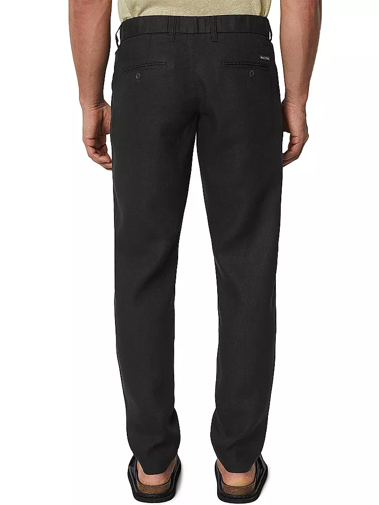 MARC O'POLO Leinenchino  schwarz