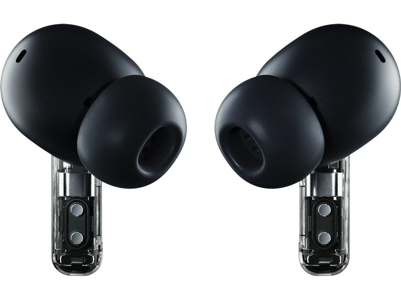 Nothing Ear Wireless In-Ear-Kopfhörer Ear (a) 3.Gen. Schwar Transparente In-Ear-Kopfhörer mit aktiver Geräuschunterdrückung