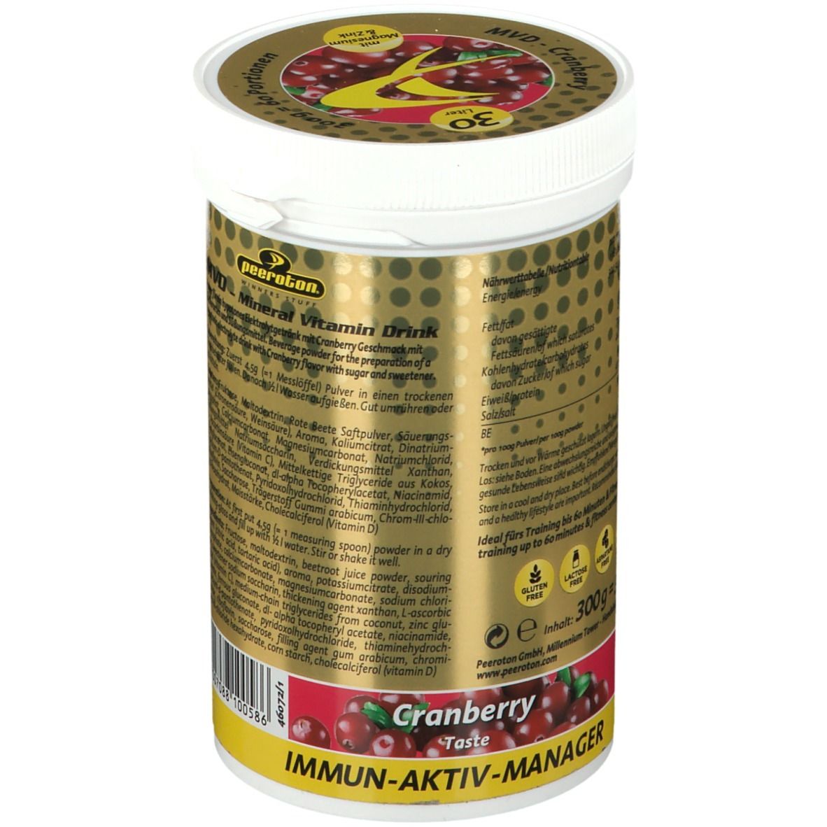 peeroton® MVD Mineral Vitamin Drink Cranberry