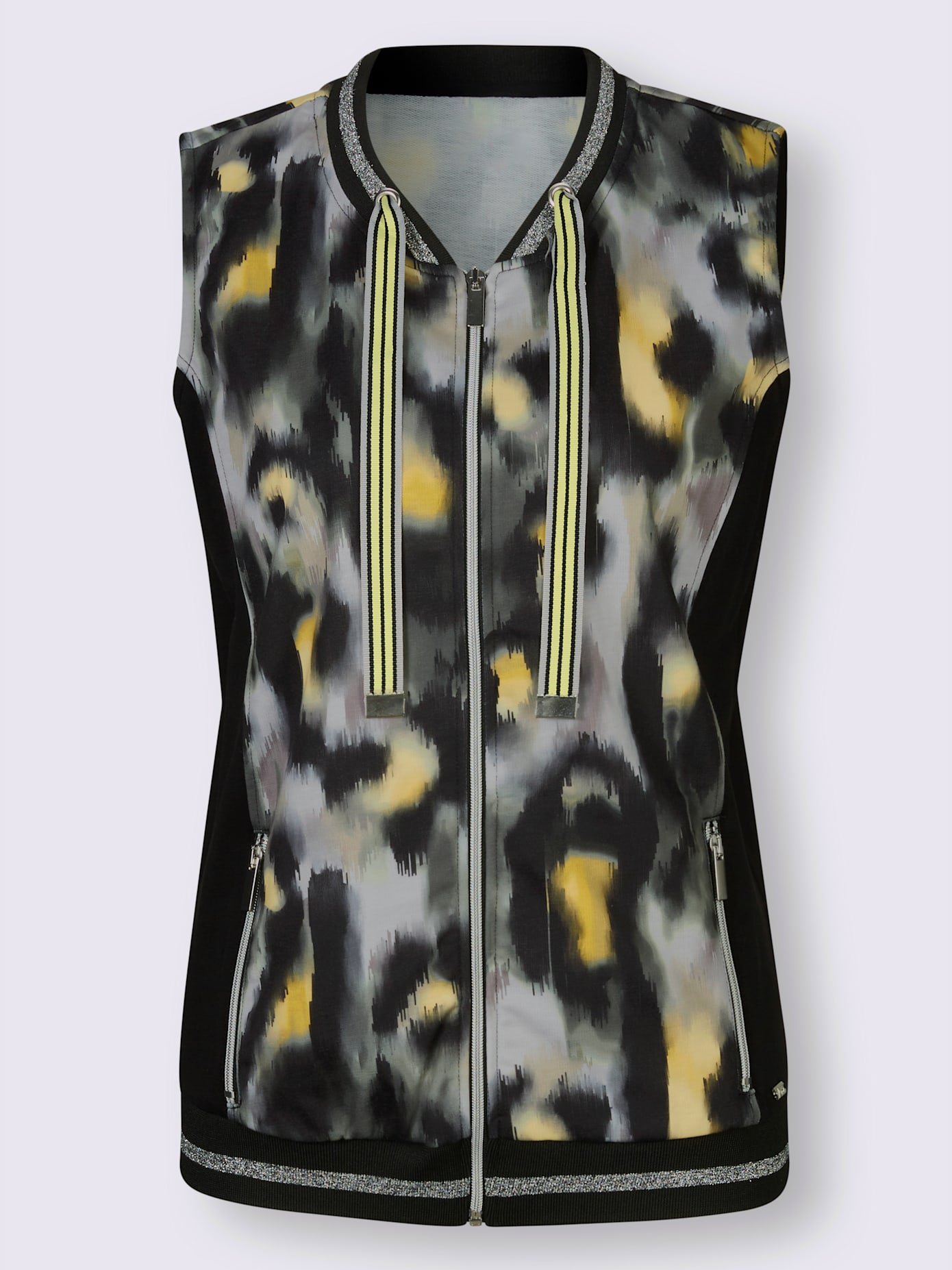 Gilet matière sweat