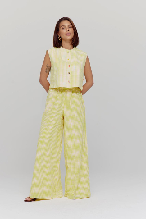 Harper & Yve gele dames broek