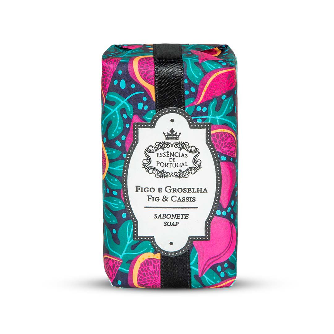 ESSÊNCIAS DE PORTUGAL LINHA DE BANHO Sabonete Figo & Groselha - 150gr