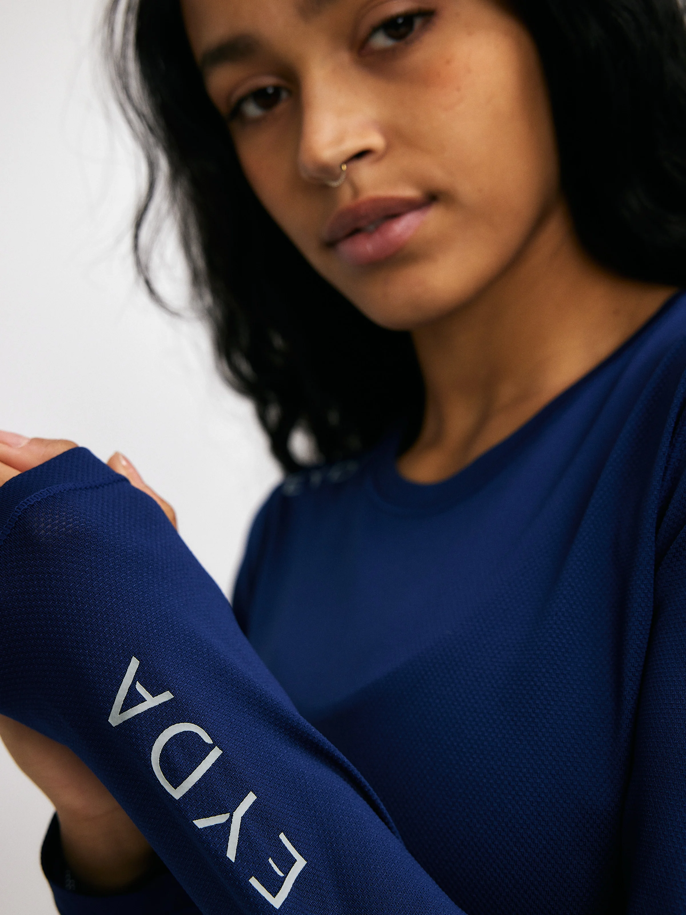 Eyda Freja Long Sleeve Tee Dark Blue