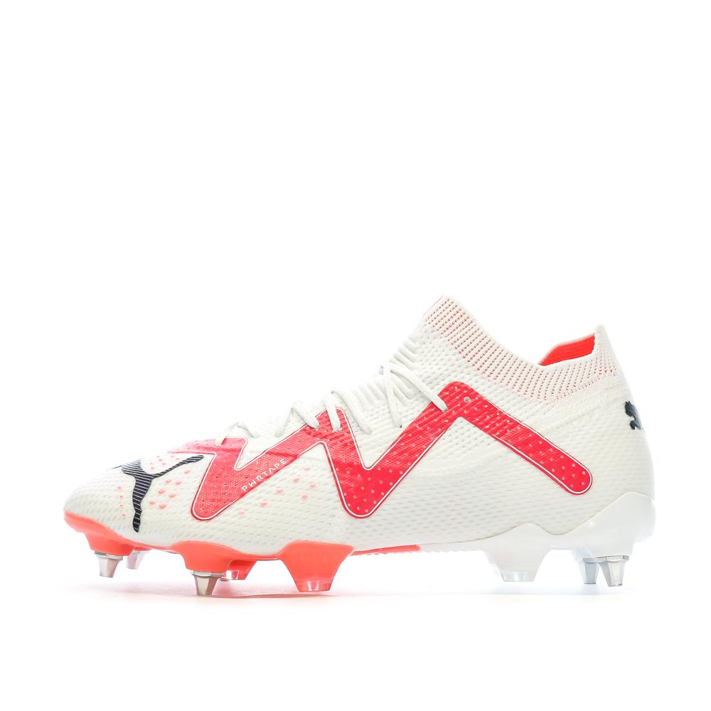Puma Chaussures de football Blanc/Rose Mixte Puma Future Ultimate MxSG