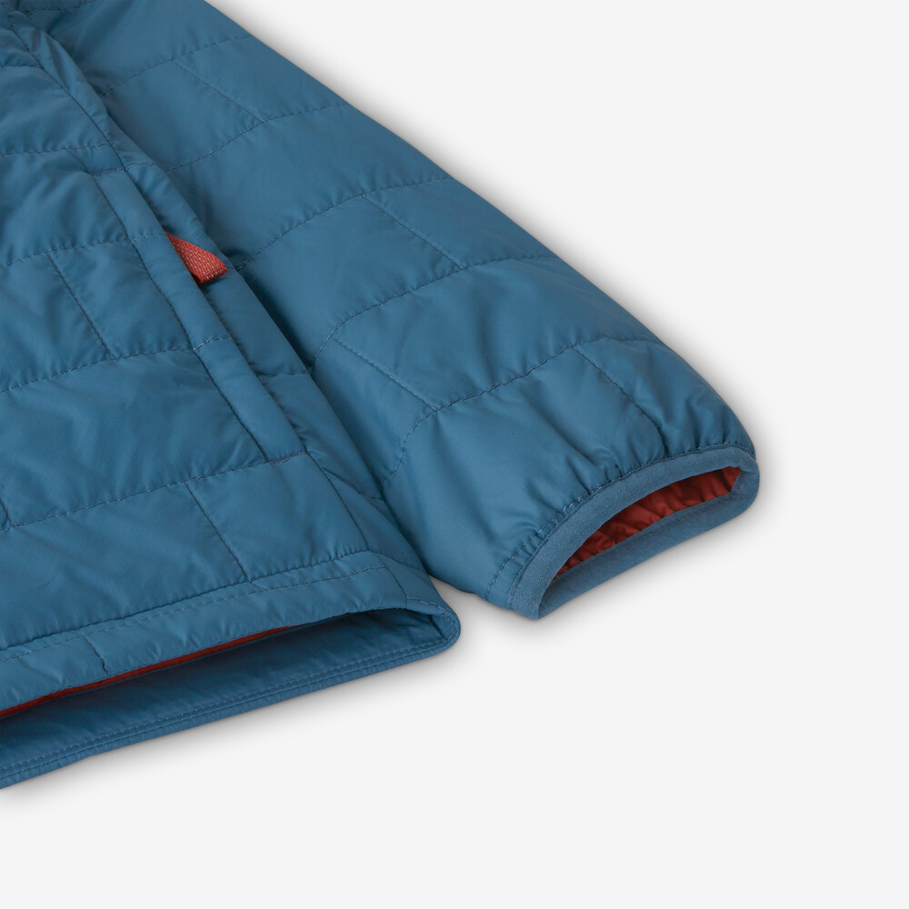 Kinder-Steppjacke aus Nano-Puff-Ziegelstein