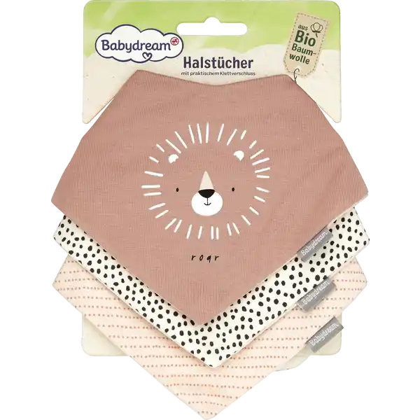 Halstücher Bio-Baumwolle 3er