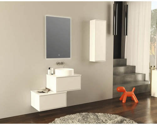 Jungborn wastafelmeubel NOVE BxHxD 60 x 30 x 46 cm Frontkleur wit mat 55762