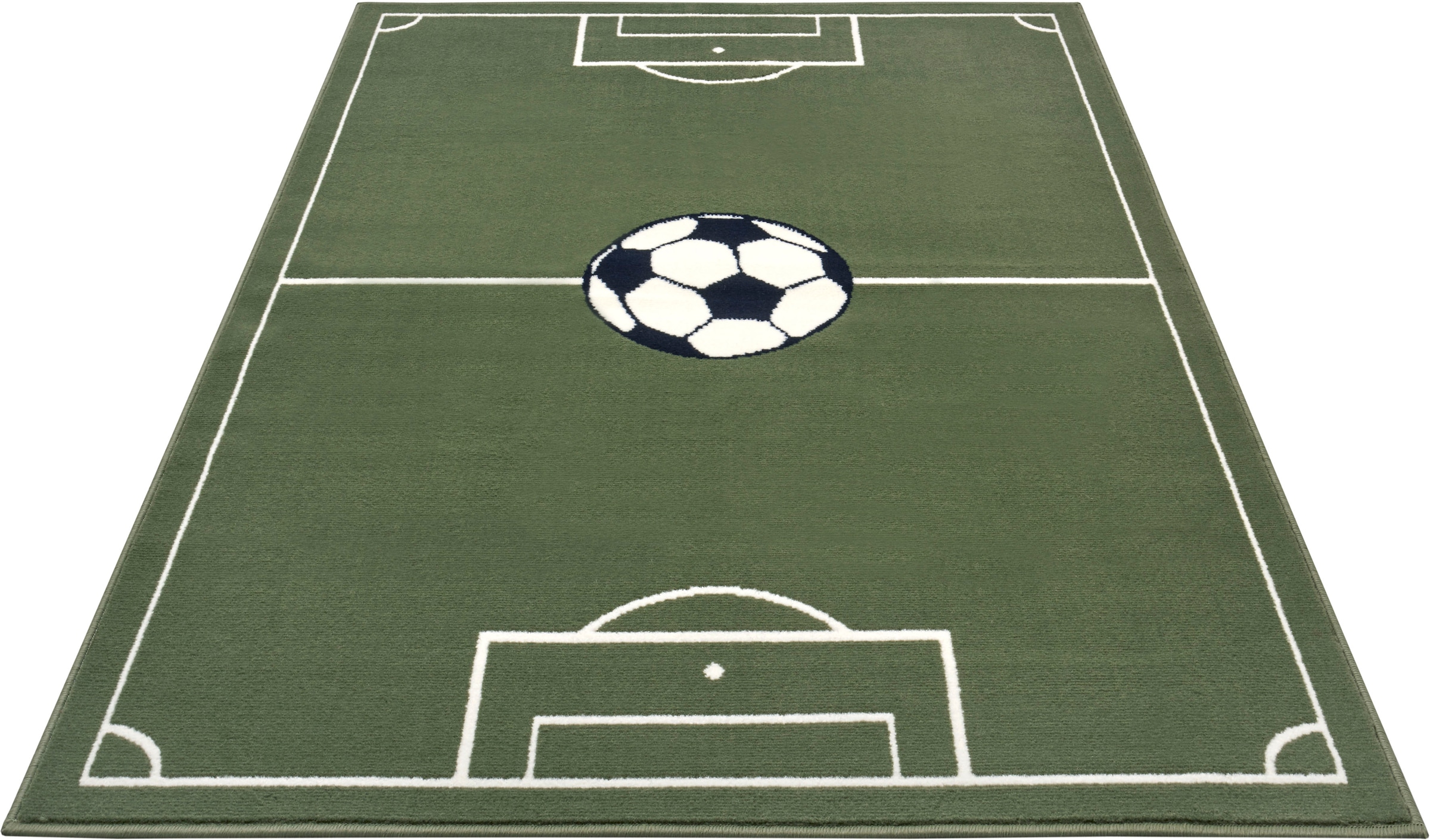 HANSE Home Teppich »Estadio« rechteckig 8 mm Höhe Kinderteppich, Spielteppich, Spielunterlage, Fussball, Kinderzimmer