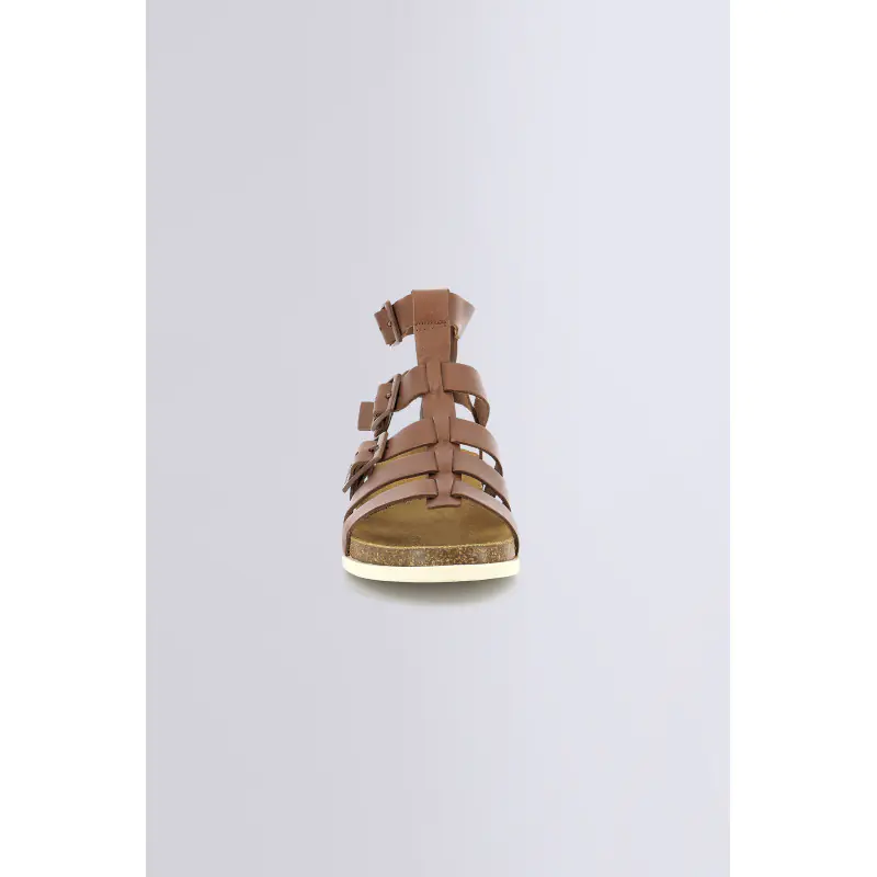 KICK ALEXA MARRON CLAIR SANDALES Cuir Femme