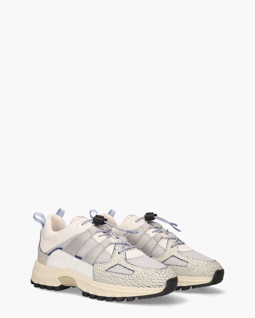 Via Vai Danae Colby Off-White/Blauw Damessneakers