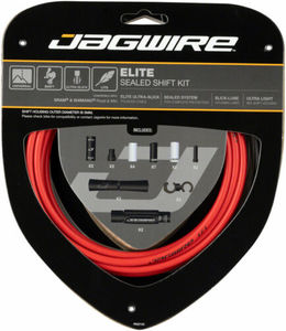 Jagwire Elite Sealed Derailleurkabels Rood