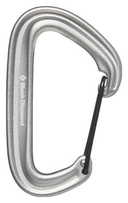 Mousqueton Black Diamond Litewire Gris